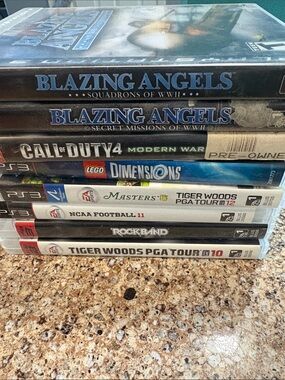 PS3 Video Games - Lot of 8 games. Pre- Owned